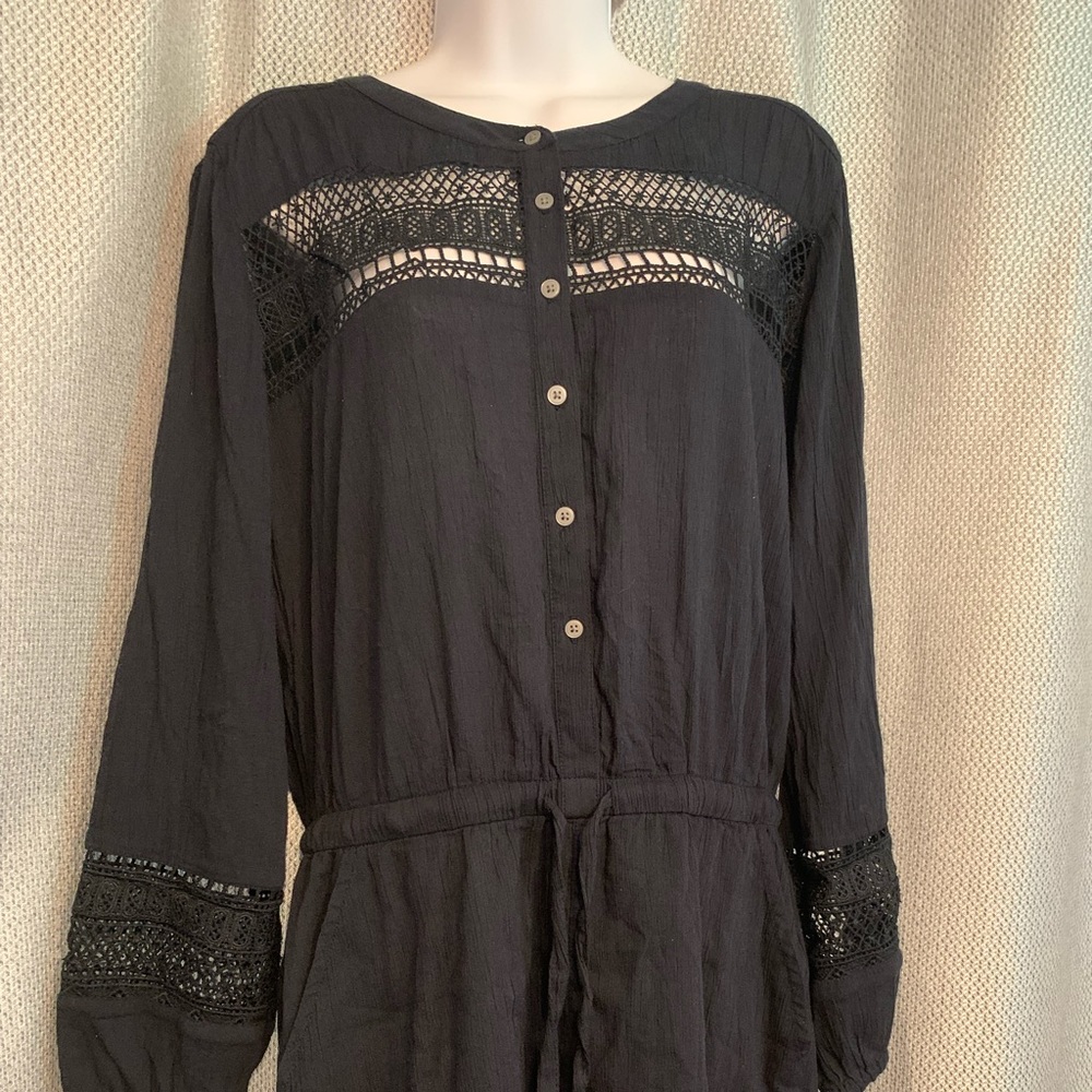 New! Ann Taylor LOFT Beach Romper Navy Blue Size Small Retail $69